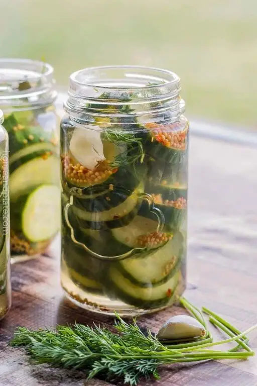 Polish Dill Pickles with Bay Leaves