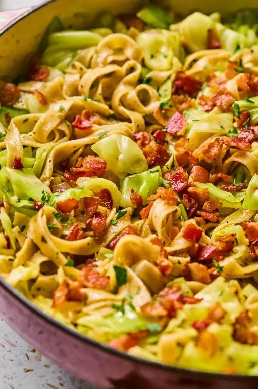 Polish Fried Cabbage with Bacon