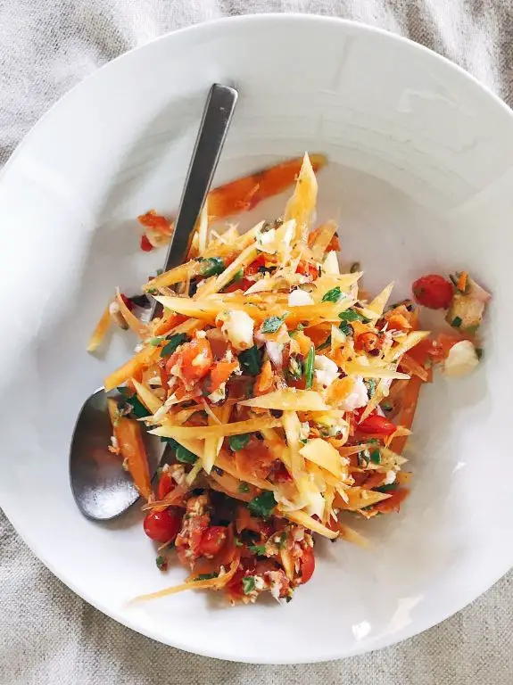 Polynesian Papaya Salad
