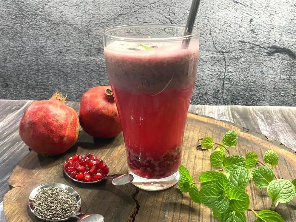 Pomegranate Coconut Chiller