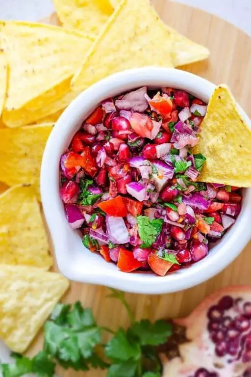 Pomegranate Jalapeño Pico de Gallo