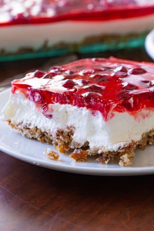 Pomegranate Jello Cool Whip Parfait