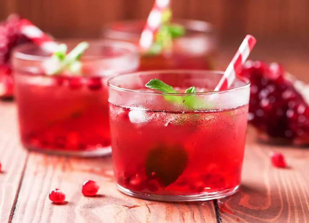 Pomegranate Mint Cooler