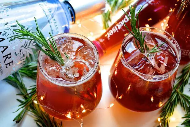 Pomegranate Rosemary Spritz