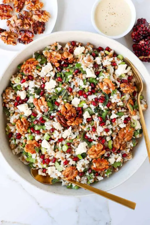 Pomegranate Walnut Congealed Salad