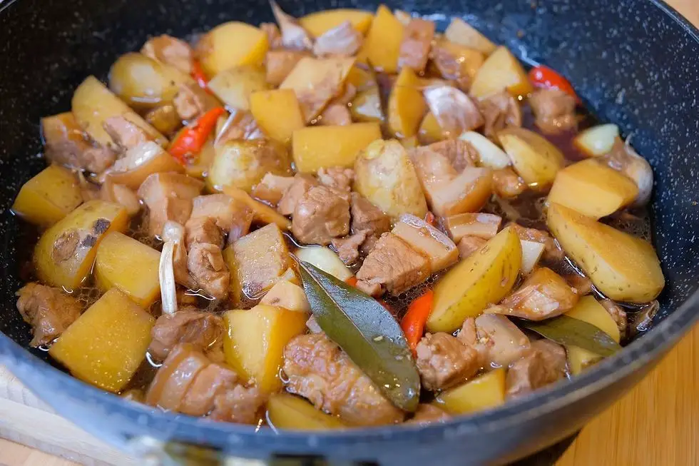 Pork Adobo with Potatoes and Carrots