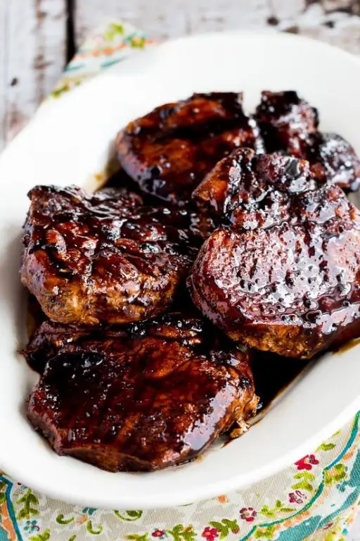 Pork Chops with Balsamic Reduction