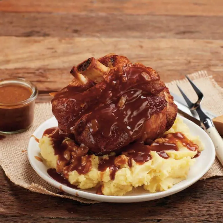 Pork Knuckle with Beer Sauce