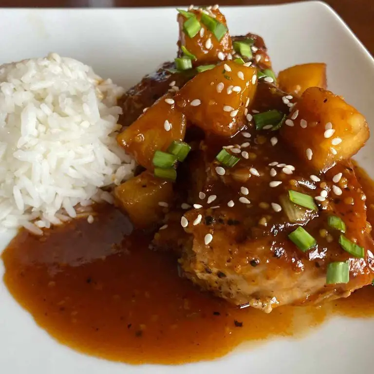 Pork Loin with Sweet and Sour Sauce
