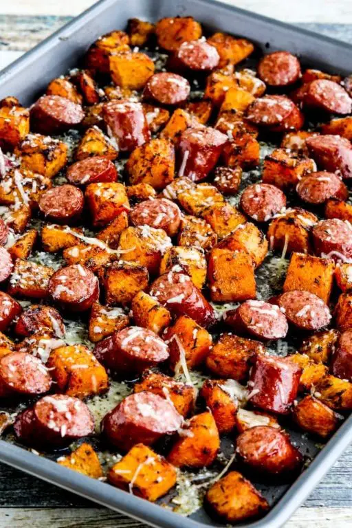 Pork Sausage and Butternut Squash Bake