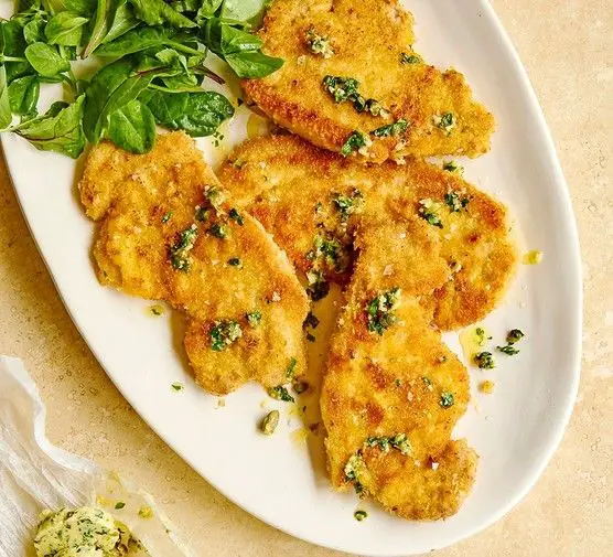 Pork Schnitzel with Lemon Butter Sauce