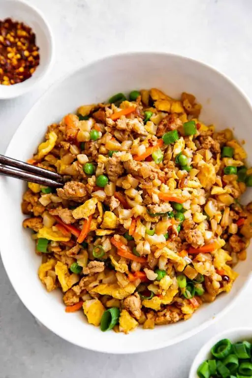 Pork and Cauliflower Fried Rice