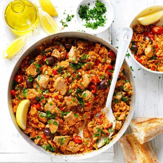 Pork and Chorizo Paella