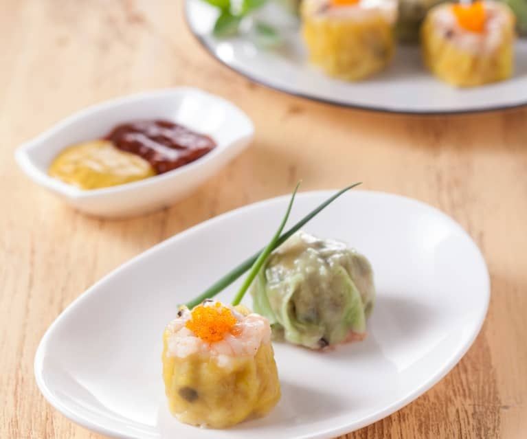 Pork and Cilantro Shumai with Lime Zest