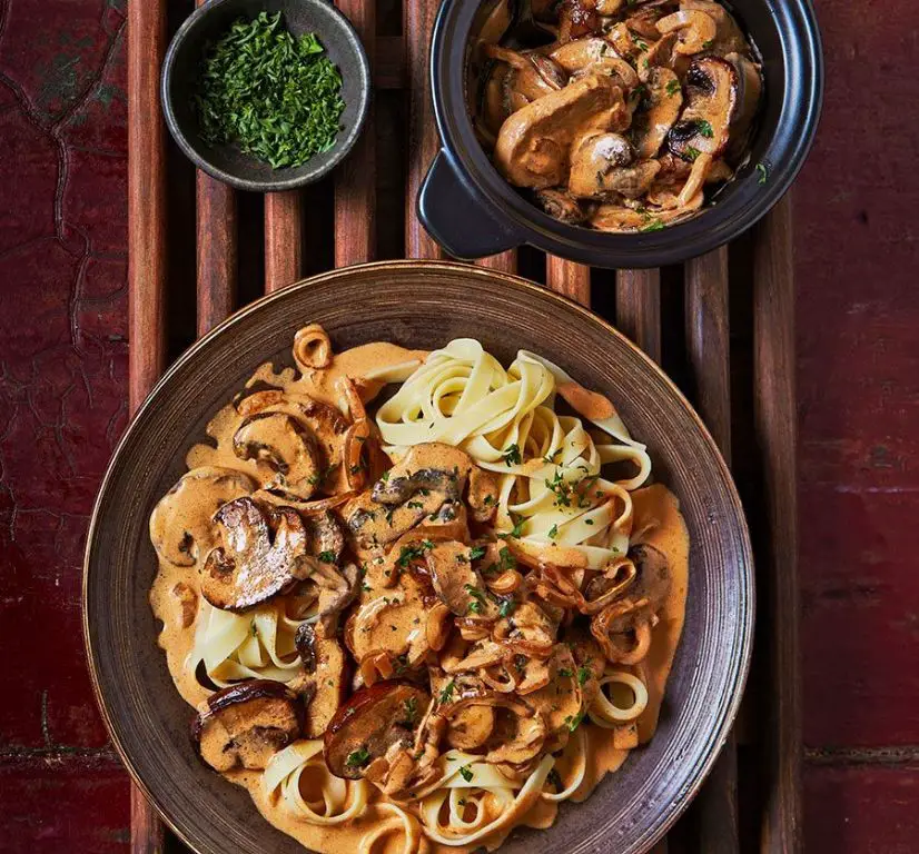 Pork and Mushroom Stroganoff
