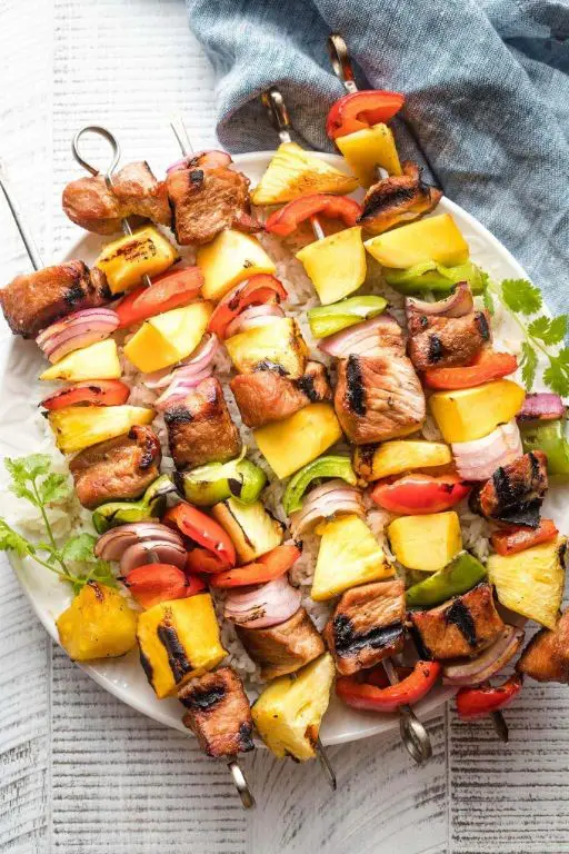 Pork and Pineapple Skewers