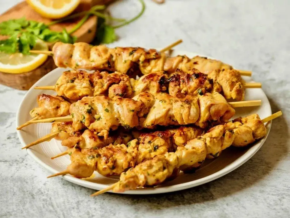 Poultry Seasoning Marinated Chicken Skewers