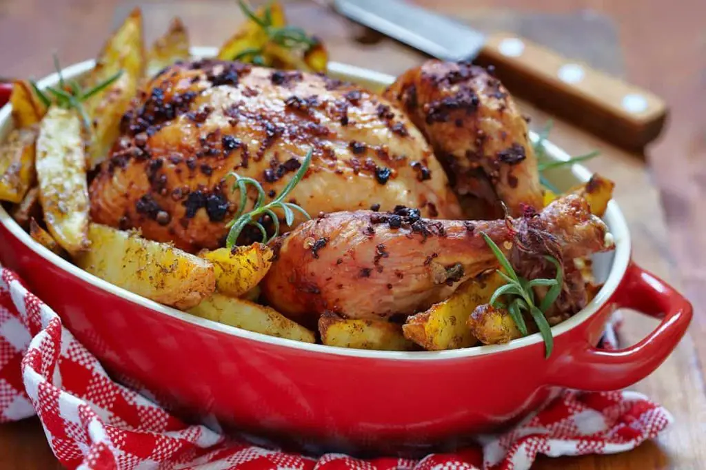 Poultry Seasoning Roasted Chicken and Vegetables