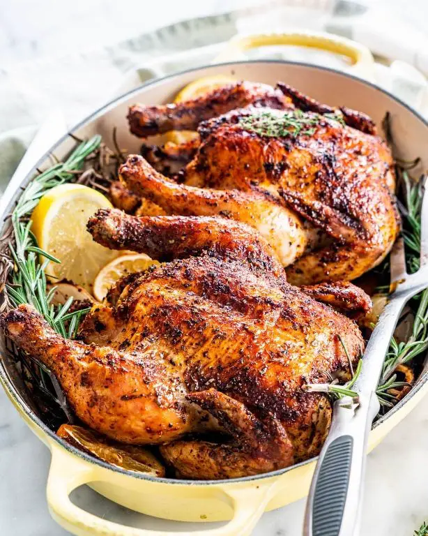 Poultry Seasoning Roasted Cornish Hens