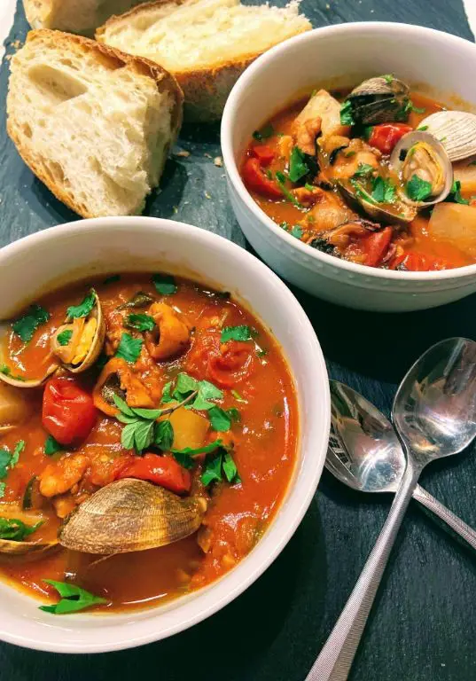 Pre Cooked Octopus Soup with Fennel and Tomatoes