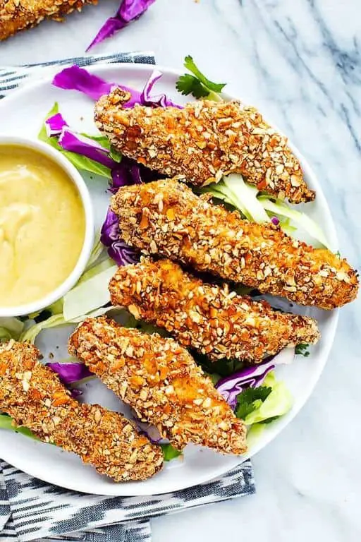 Pretzel-Coated Chicken Tenders