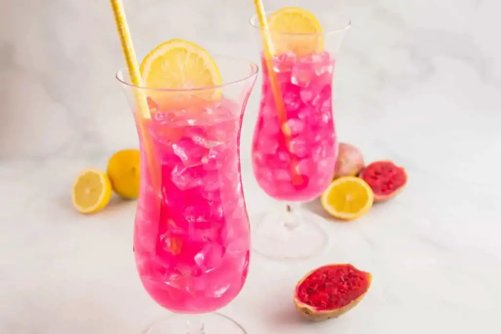 Prickly Pear Fruit Lemonade