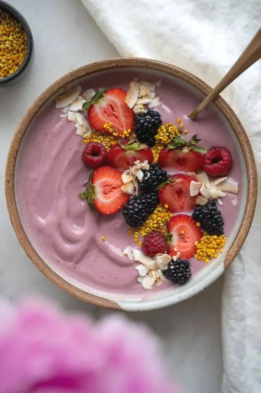 Prickly Pear Fruit Smoothie Bowl