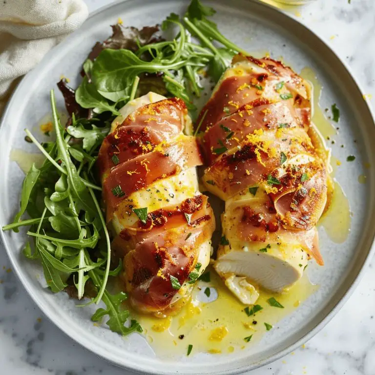 Prosciutto-Wrapped Chicken Stuffed with Brie