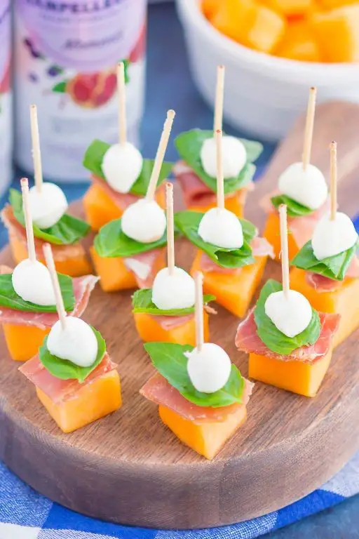Prosciutto-Wrapped Melon Bites