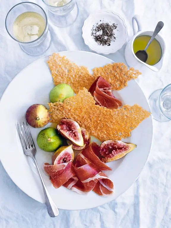 Prosciutto-Wrapped Parmesan Crisps