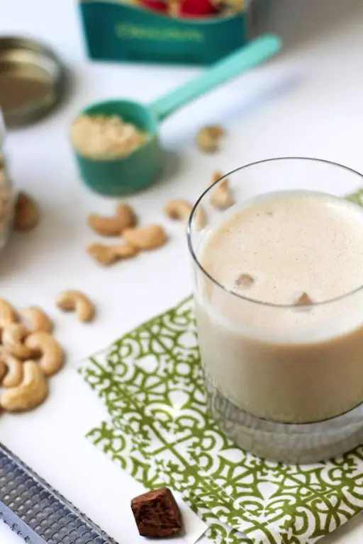 Protein-Packed Sugar Free Egg Nog Shake