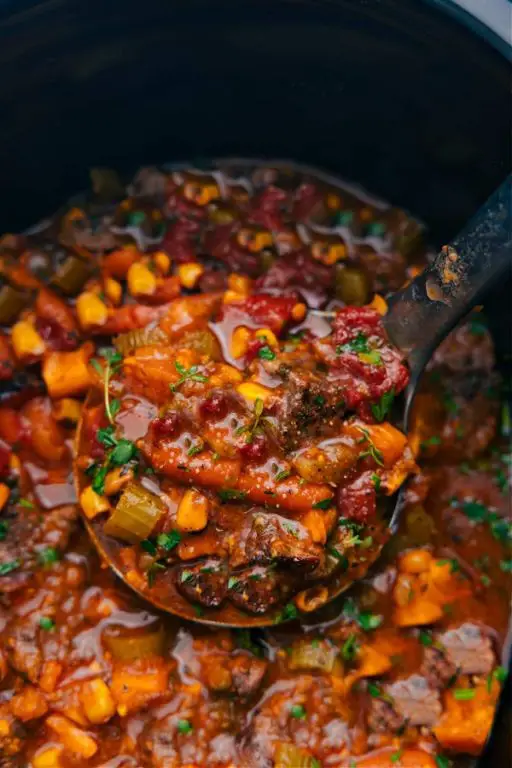 Protein-Rich Crock Pot Pork and Sweet Potato Stew