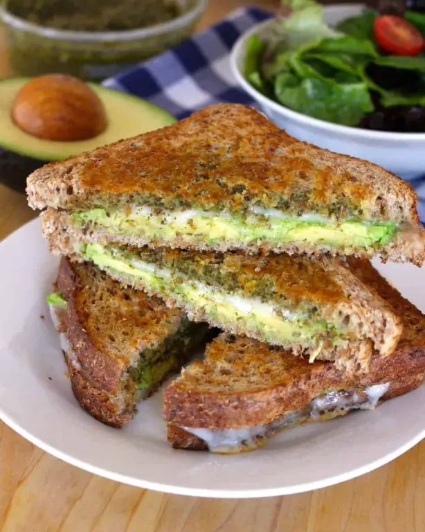 Provolone Cheese and Avocado Grilled Cheese