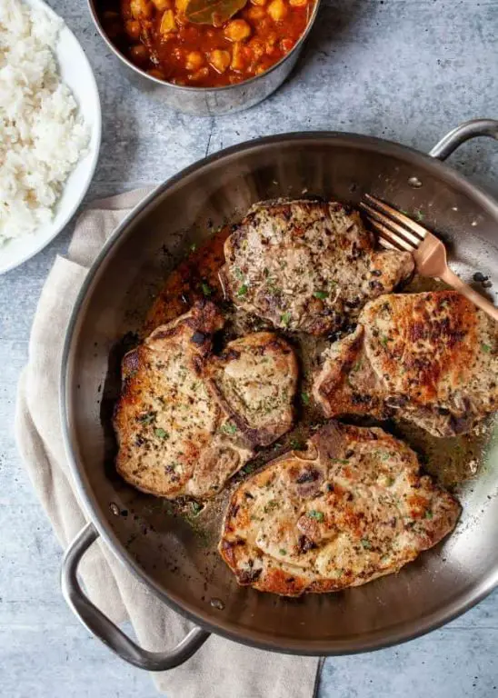 Puerto Rican Pork Chops with Guava BBQ Sauce