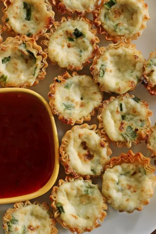 Puff Pastry Crab Rangoon Cups