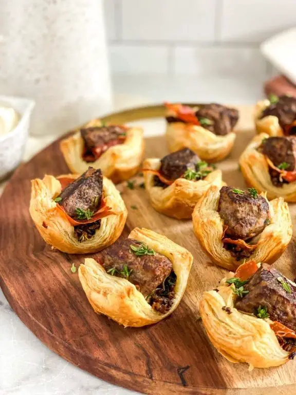 Puff Pastry Mini Beef Wellington Bites