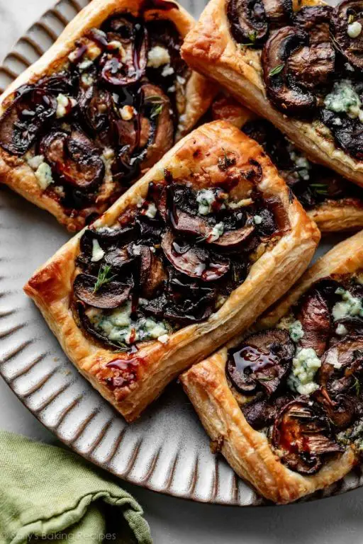 Puff Pastry Mushroom Tartlets