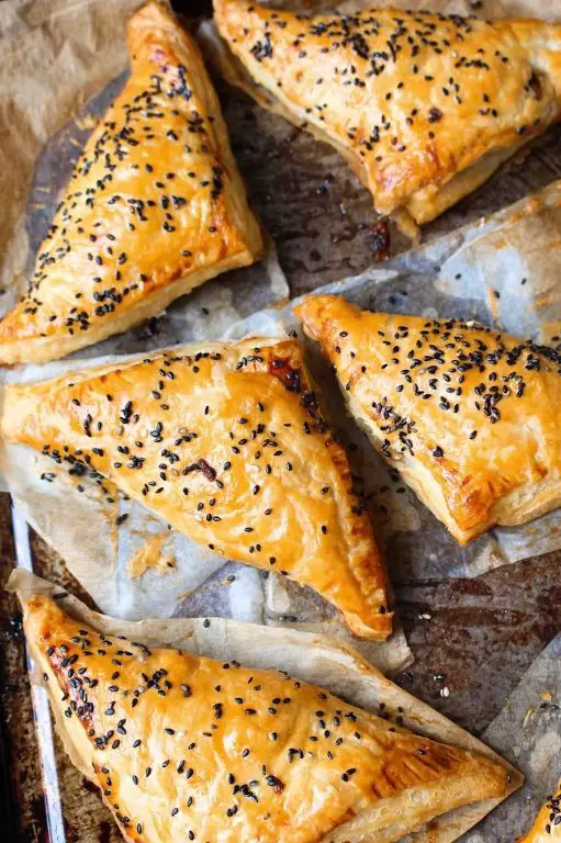 Puff Pastry Mushroom and Thyme Turnovers