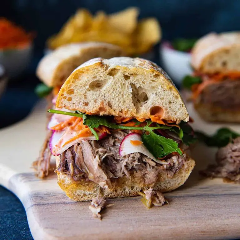 Pulled Pork Banh Mi Sandwiches