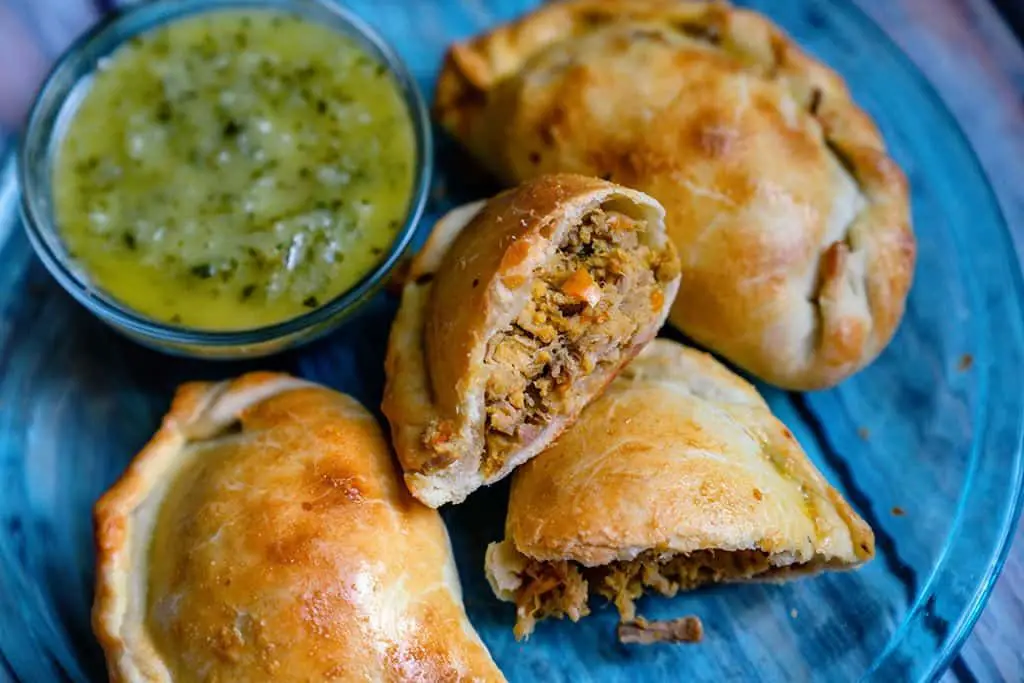 Pulled Pork Empanadas with Chimichurri