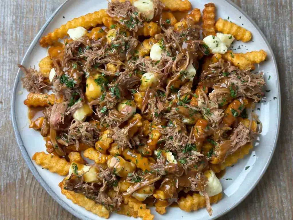 Pulled Pork Poutine with Gravy