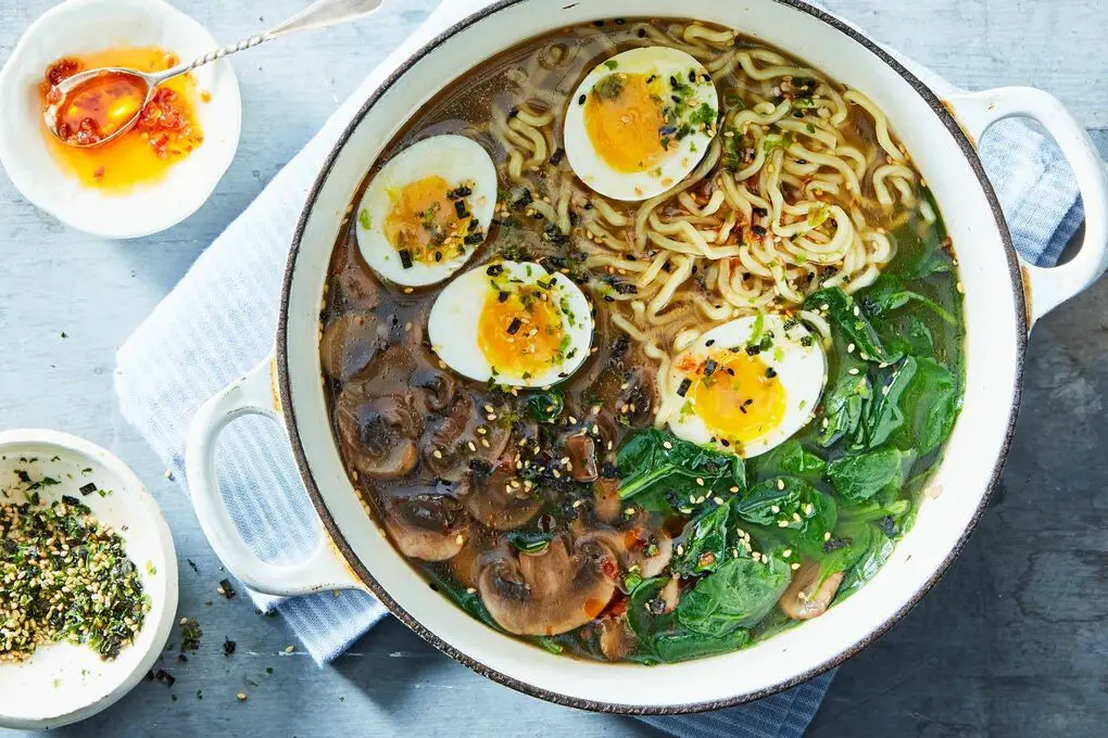 Pulled Pork Ramen with Soft-Boiled Eggs