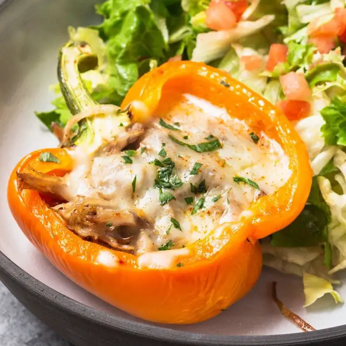 Pulled Pork Stuffed Bell Peppers