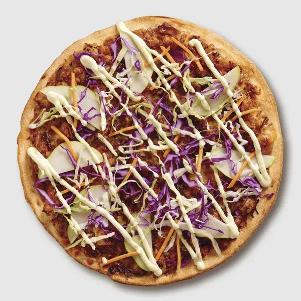 Pulled Pork and Coleslaw Pizza