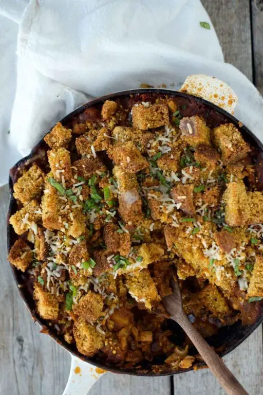 Pumpkin Cornbread Casserole