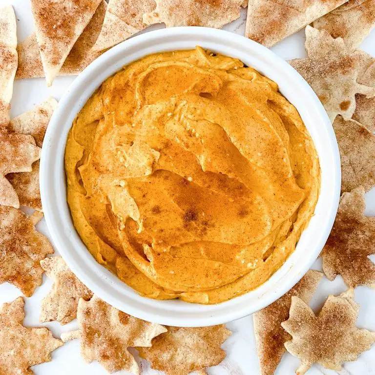 Pumpkin Cream Cheese Dip with Cinnamon Chips