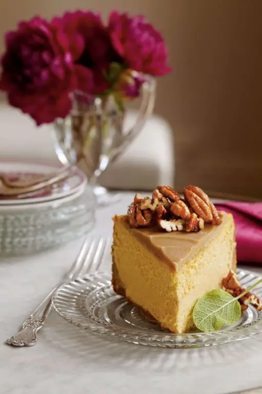 Pumpkin Pecan Cheesecake