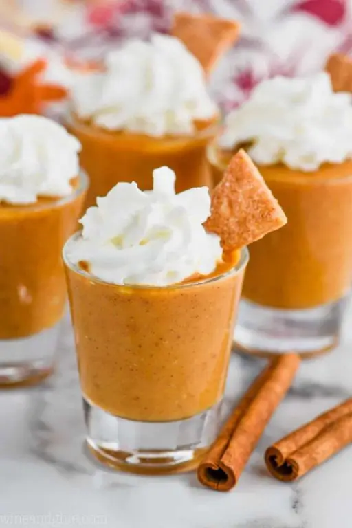 Pumpkin Pie Cream Shots