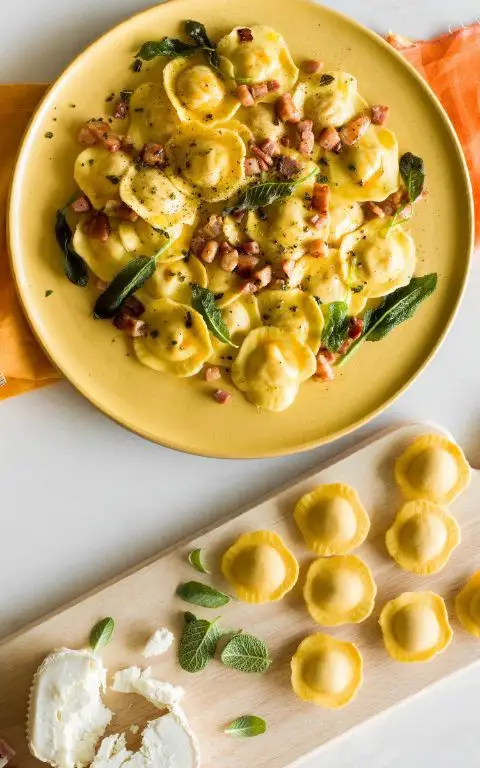 Pumpkin Sage Rana Pasta
