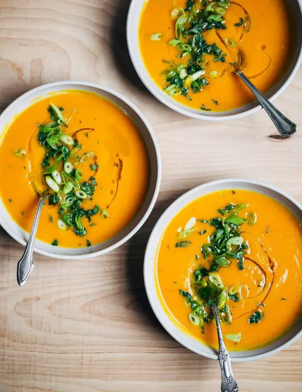 Pumpkin Soup with Ginger and Cumin